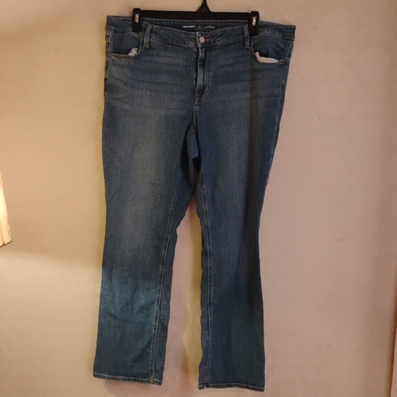 Blue Straight Leg Jeans Classic Fit - Picture 1 of 11